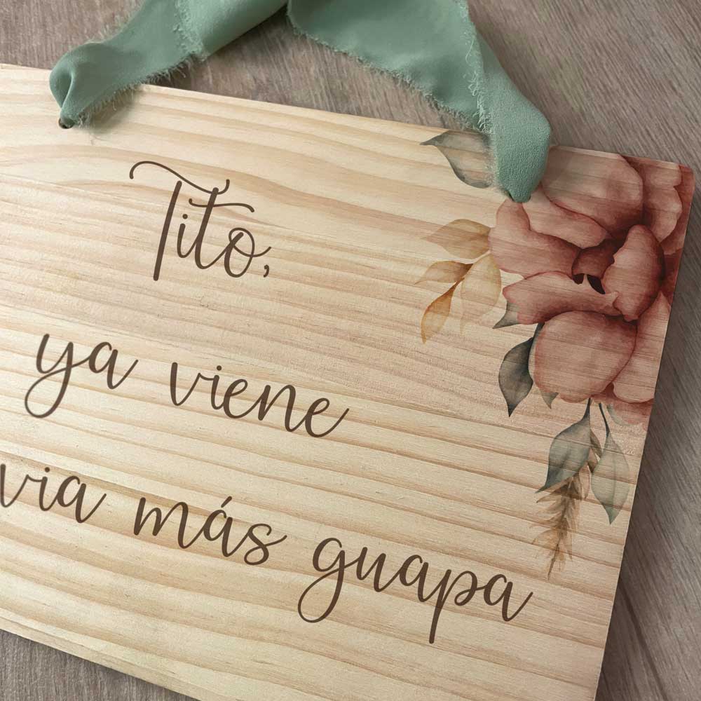 Póster Personalizável da Cerimônia de Flores