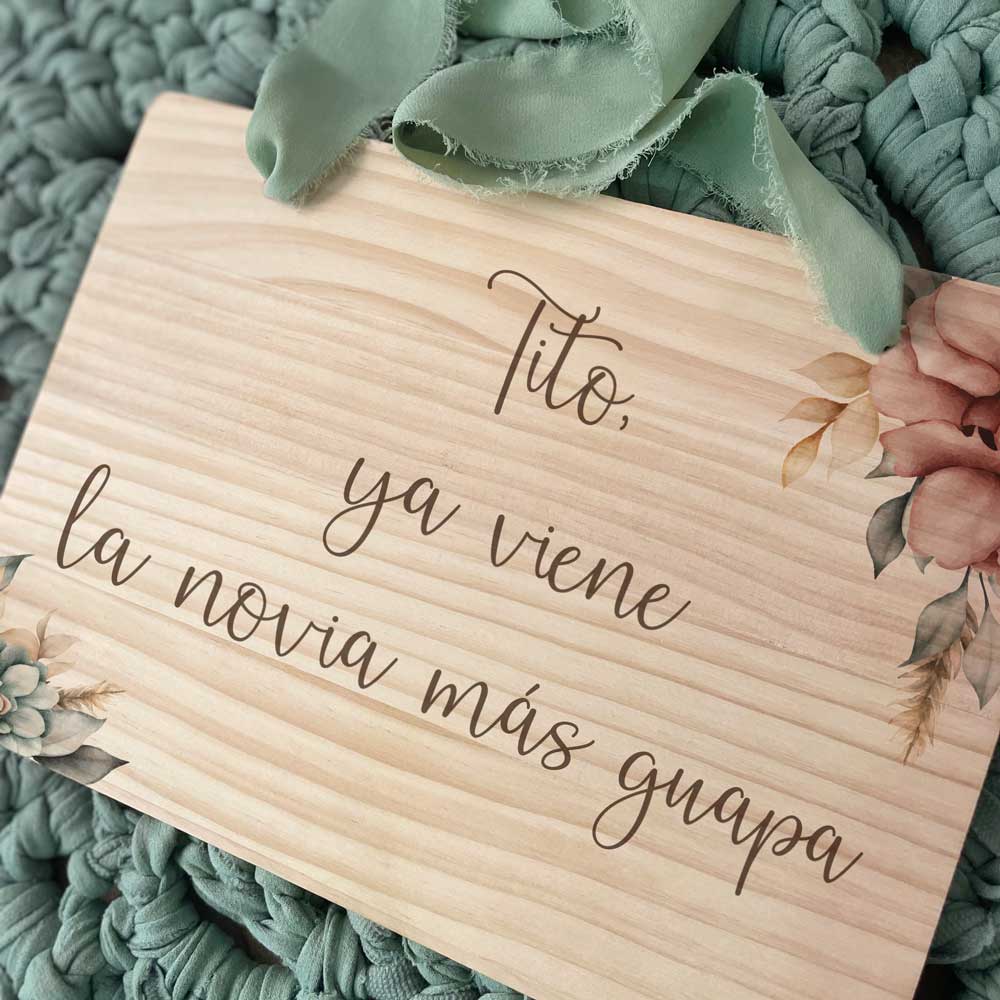 Póster Personalizável da Cerimônia de Flores