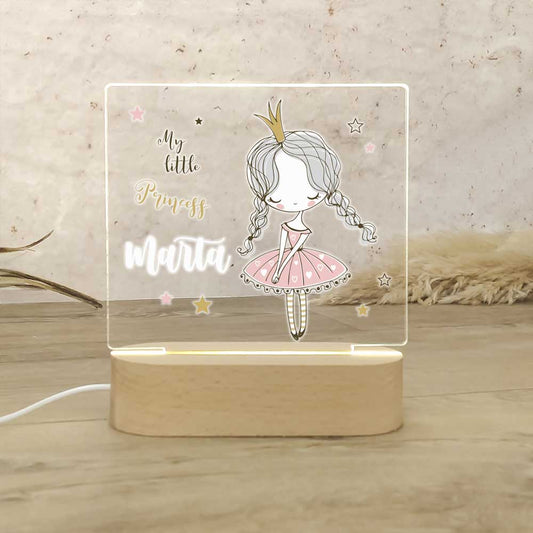 Lámpara Quitamiedos Personalizada Bailarina