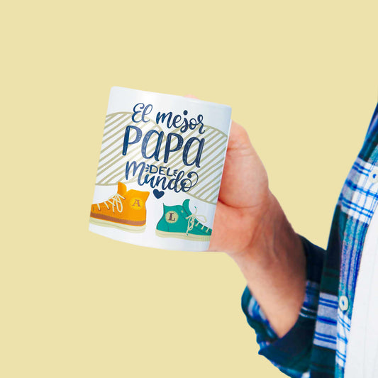 Taza Día del Padre Zapatillas