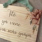 Cartel Ceremonia Flores Personalizable