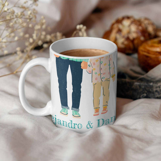 Taza Día del padre Silueta Color