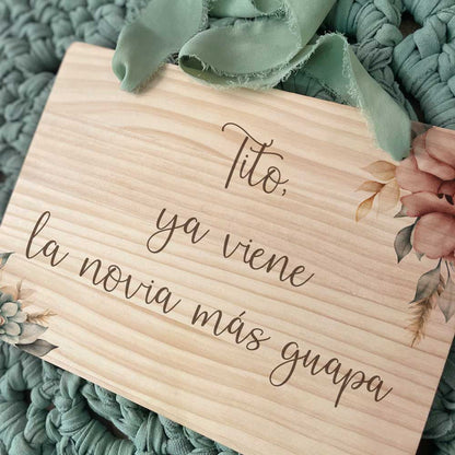 Póster Personalizável da Cerimônia de Flores