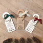 Colgador Puerta Santa Claus Papá Noel + Llave Mágica Personalizada Navidad