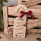 Colgador Puerta Santa Claus Papá Noel + Llave Mágica Personalizada Navidad