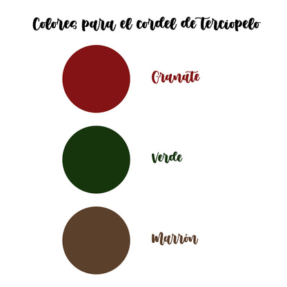 Bola Navidad Madera Personalizada con Cordel