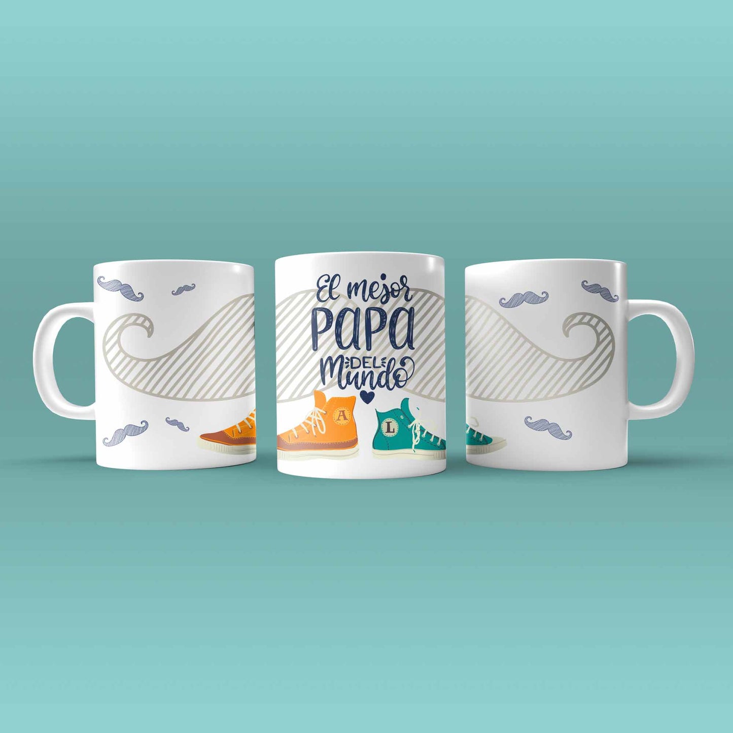 Taza Día del Padre Zapatillas
