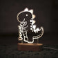 Lâmpada noturna de dinossauro personalizada