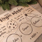 Bandeja Reyes Magos Marrón Navidad Personalizada