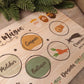 Bandeja Reyes Magos Color Navidad Personalizada
