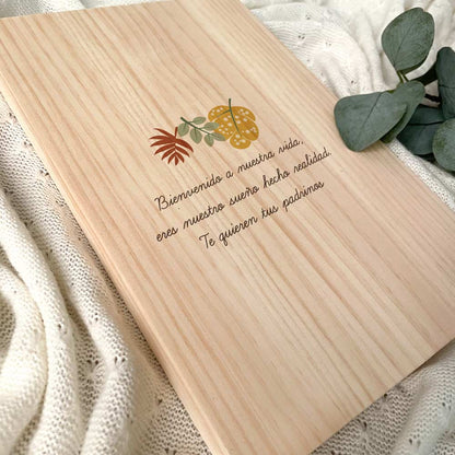 Natalicio de Madera Safari Personalizado