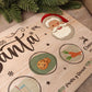 Bandeja Papá Noel Santa Claus Navidad Color Personalizada