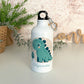 Botella de aluminio (2 tapones)