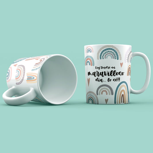 Taza de Café Hoy Tendré un Maravilloso Dia